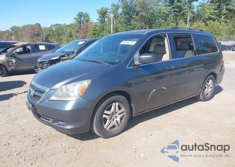 2006 Honda Odyssey Ex-L from USA, damaged, VIN 5FNRL38666B448715